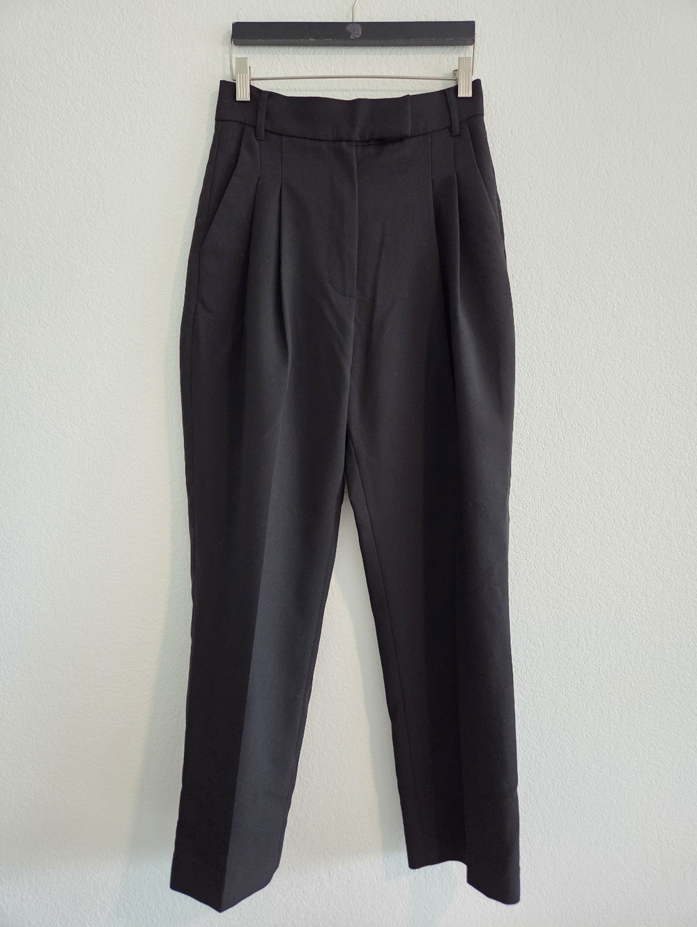 Pixie Market Black Jaime Pant High Rise Small Classic Business Office High Rise